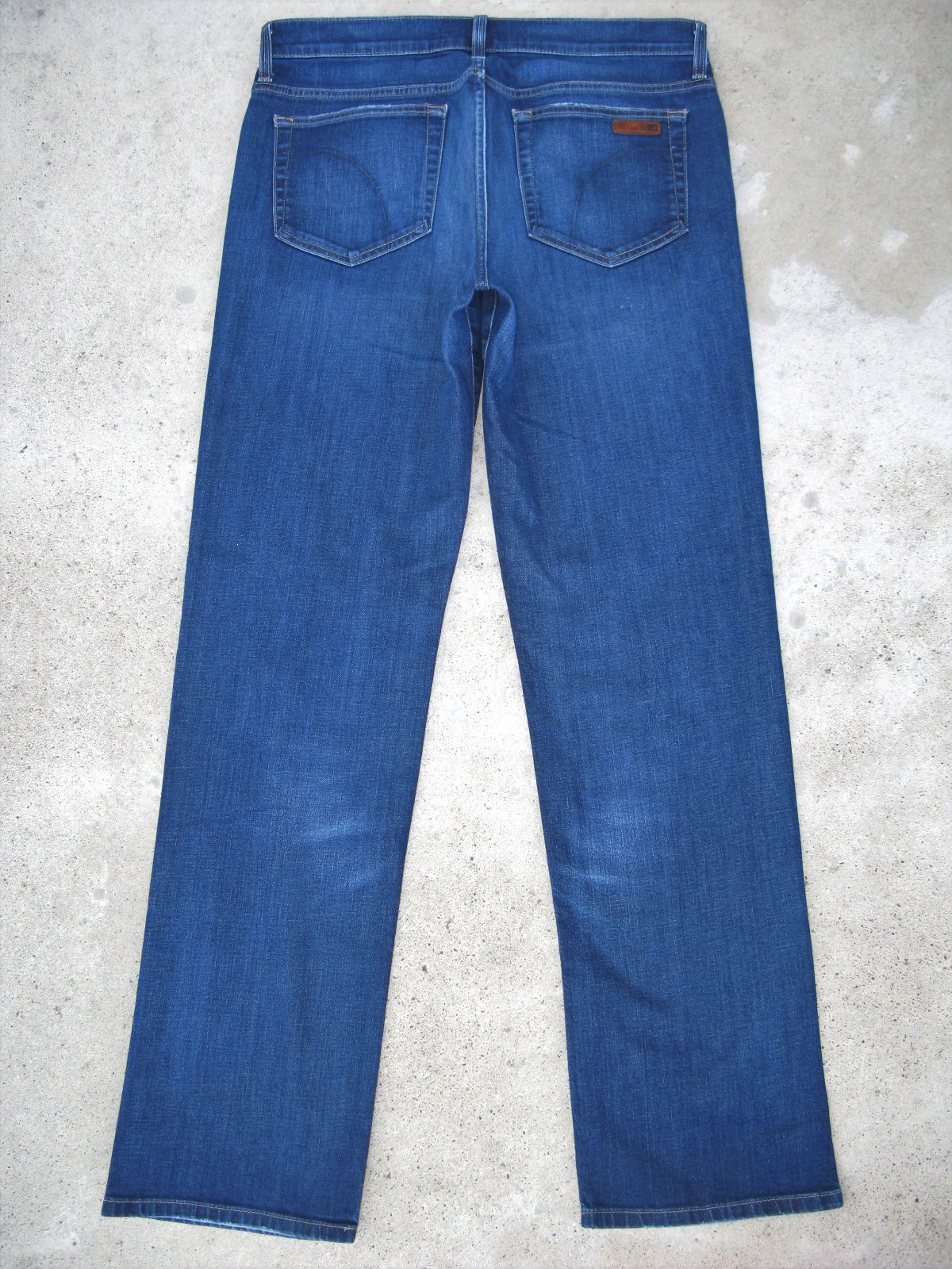 J0E’s Mens Classic Straight Jeans Size 32 x 33 Blue Distressed with Stretch