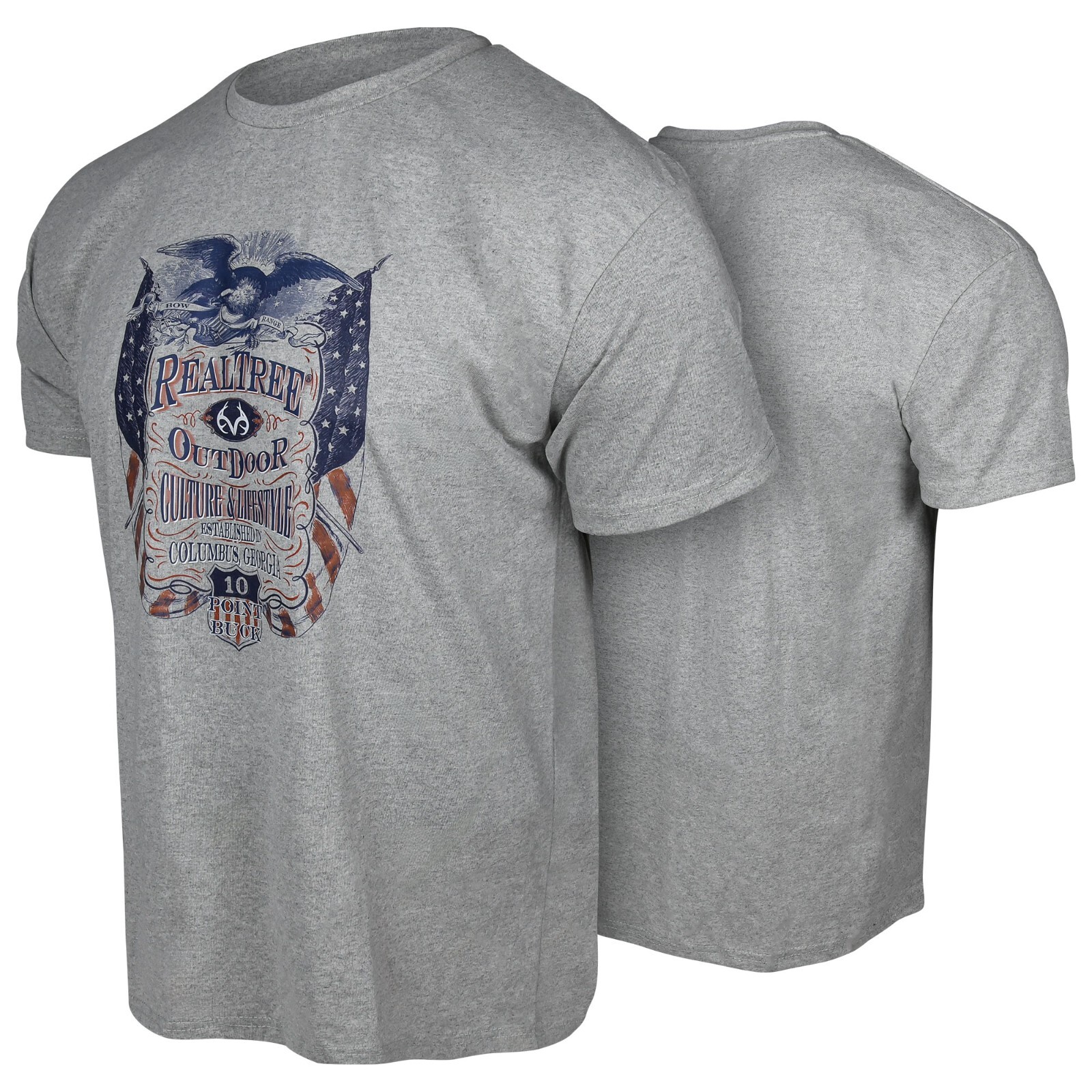 Realtree Outdoor Culture T-Shirt (L)- Heather Grey