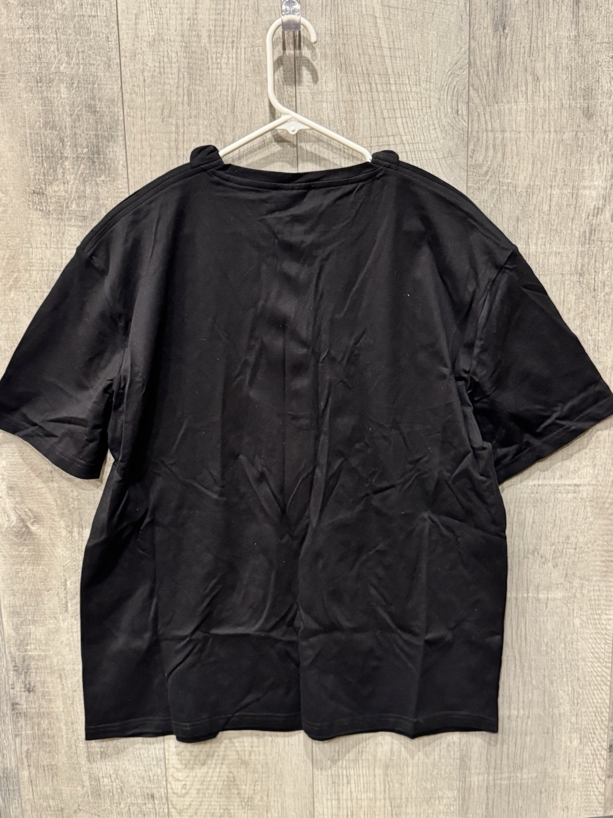 Port Fashions Unisex Mens XL Black Cotton T-Shirt for Medical Ports & Chemo NWT gallery
