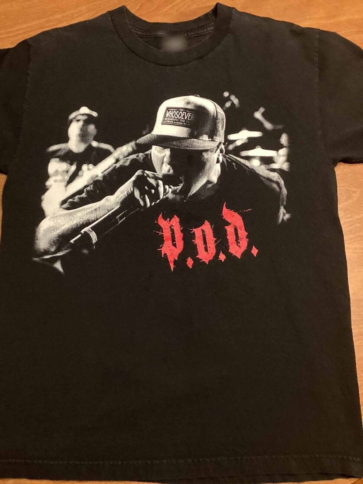 Payable On Death P.O.D Band Live Tour Shirt Classic Black Unisex S-5XL EM0678