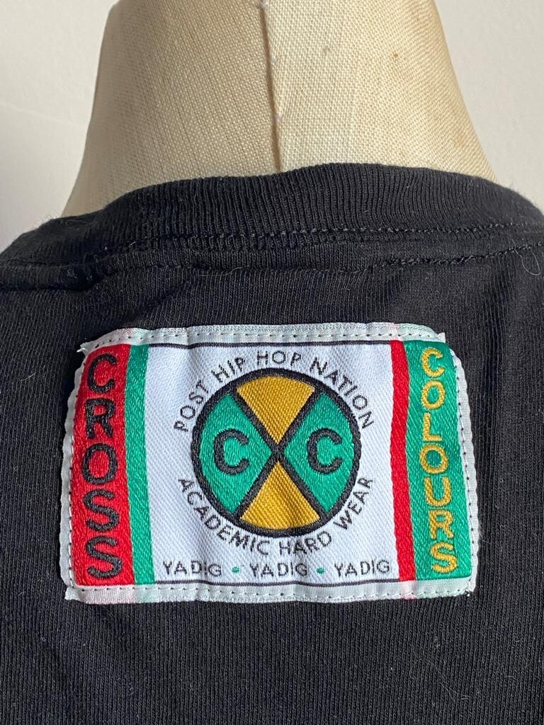 Cross Colours T-shirt Men's M Stop The Violence 90s Hip Hop Rap gallery
