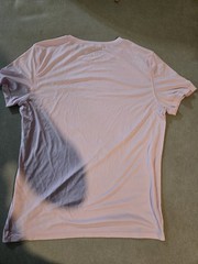 Chubbies Tshirt M Pink Performance Microstripe Short Sleeve Active Top
