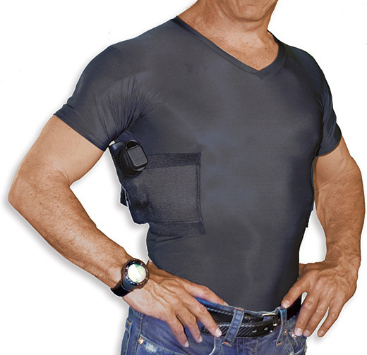 Men’s Concealed Carry V-Neck Tee – PRICE DROP!