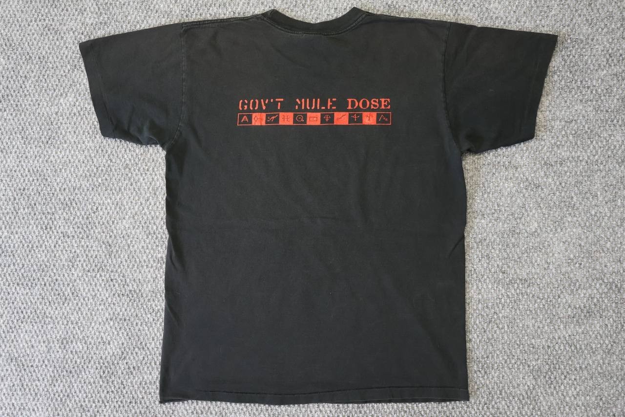 Vintage 1999 Govt Mule Dose Band T Shirt Tour Promo Anvil USA Single Stitch L gallery