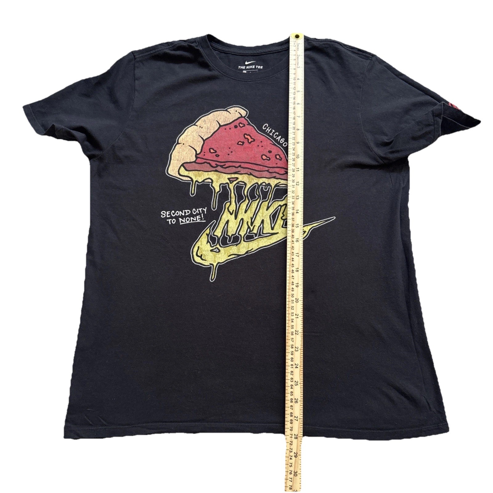 The Nike Tee Chicago Second City to None Men's Print Black T-Shirt Size Large gallery