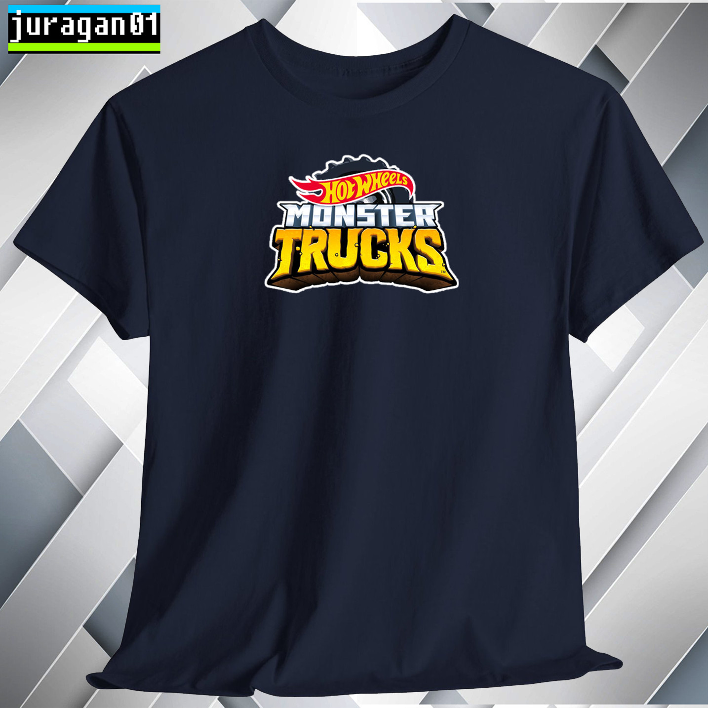 HW Monster Trucks T-Shirt Logo Many Colors Size S to 5XL Made in USA gallery