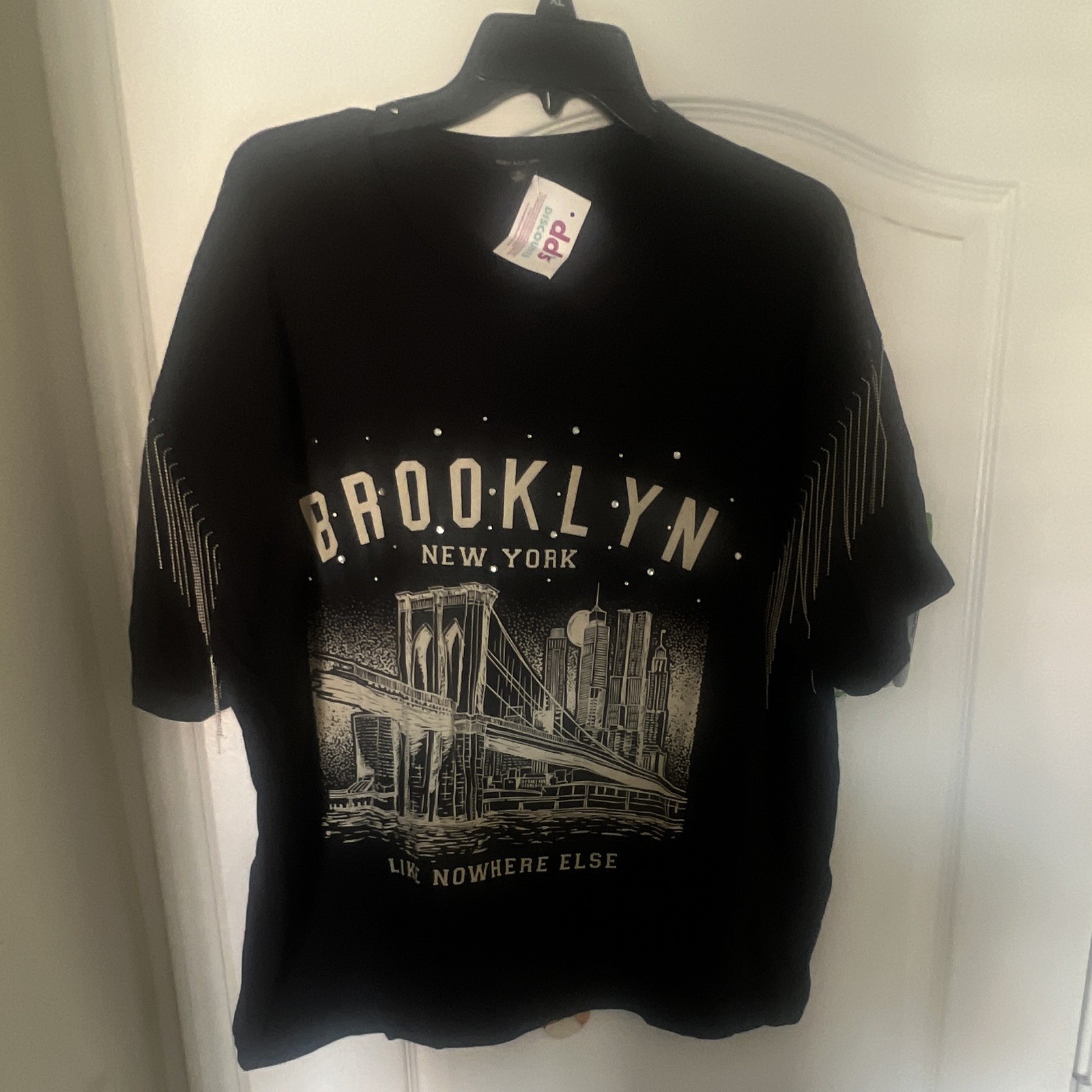 Ruby & Lace Men’s Black Brooklyn New York Graphic Crew Neck T-Shirt Size 2X