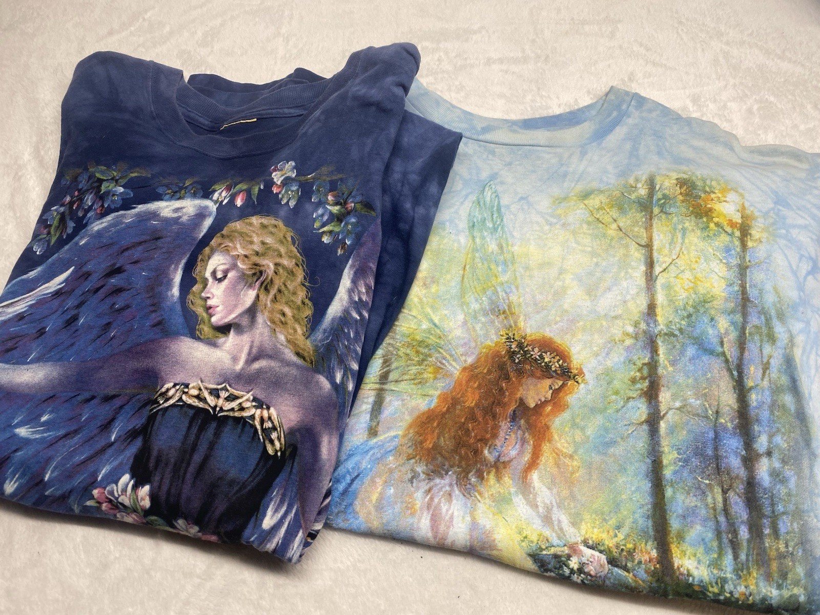 Vintage The Mountain T Shirt Lot Angels & Fairy’s No Size Tags Fits Like A Xl gallery