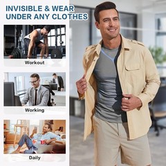 Singlets for Men Shaper Tank Top Compression Sleeveless Sports Muscle Tee Shirt