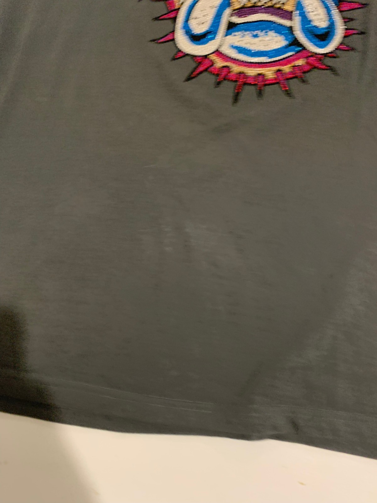 Vintage Ed Hardy Shirt Large Gray Bulldog Crown Tattoo Y2K Grunge Rock Punk Emo gallery
