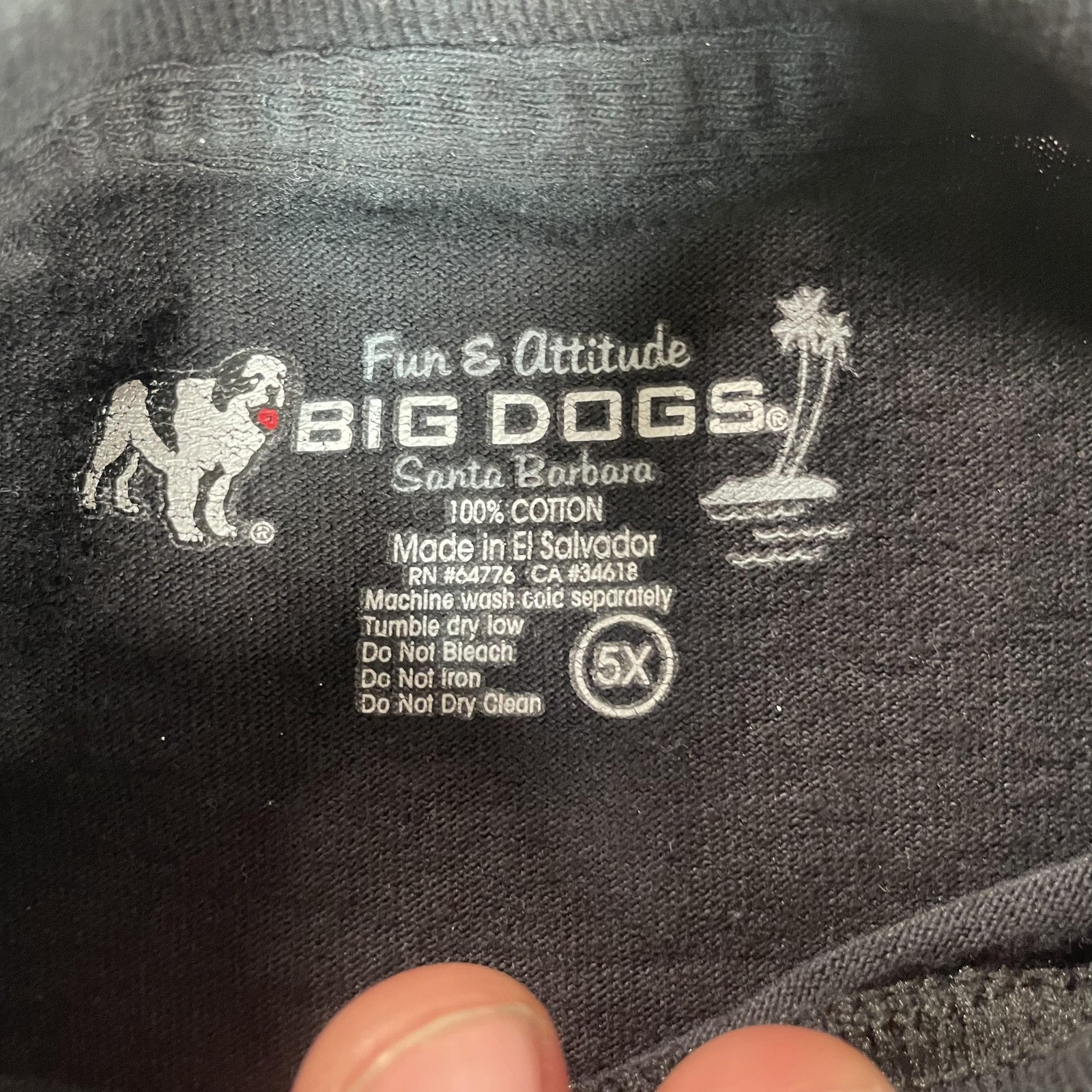 Big Dogs Shirt Mens 5XL Black Pirates Caribbean Parody Skull Graphic Tee Top gallery