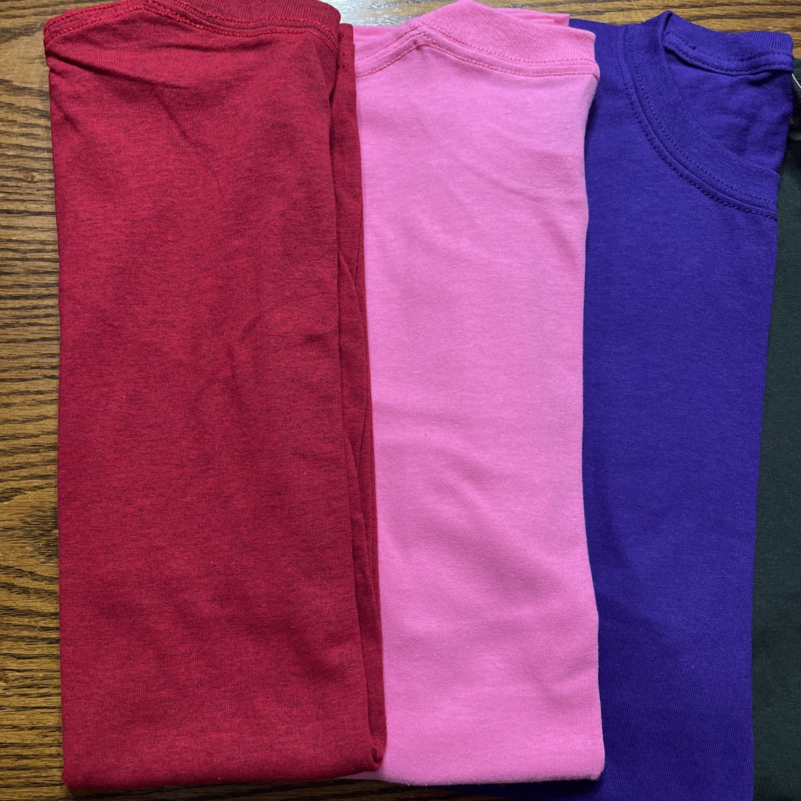 Gilden Heavy Cotton T-shirts Multicolors Size Xtra Large No Pocket Set Of Five gallery