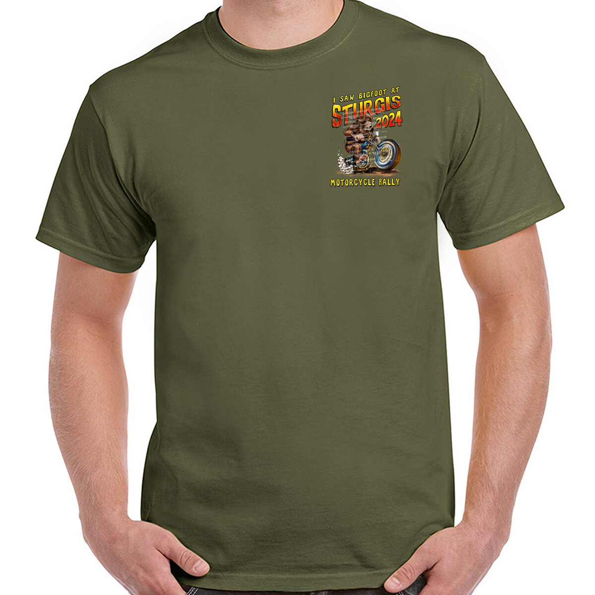 2024 Sturgis Motorcycle Rally Legend of Bigfoot T-Shirt No Harley gallery