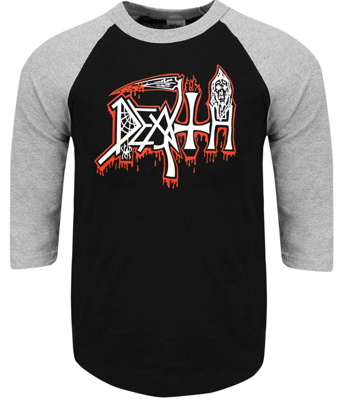 Death American Death Metal Band Raglan 3/4 Sleeve (Multiple Variations) gallery