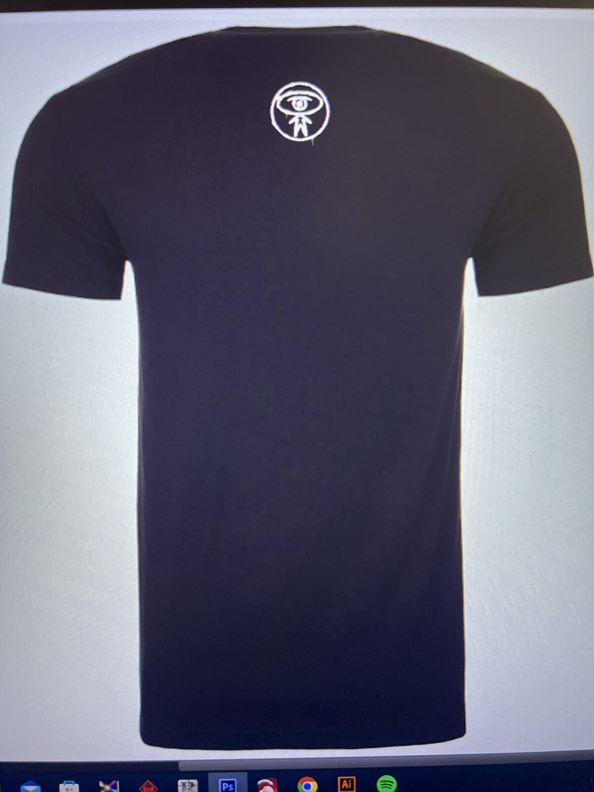 Dilated Peoples Black T-Shirt With White Vinyl Adult Sizes (Bombatomik). gallery