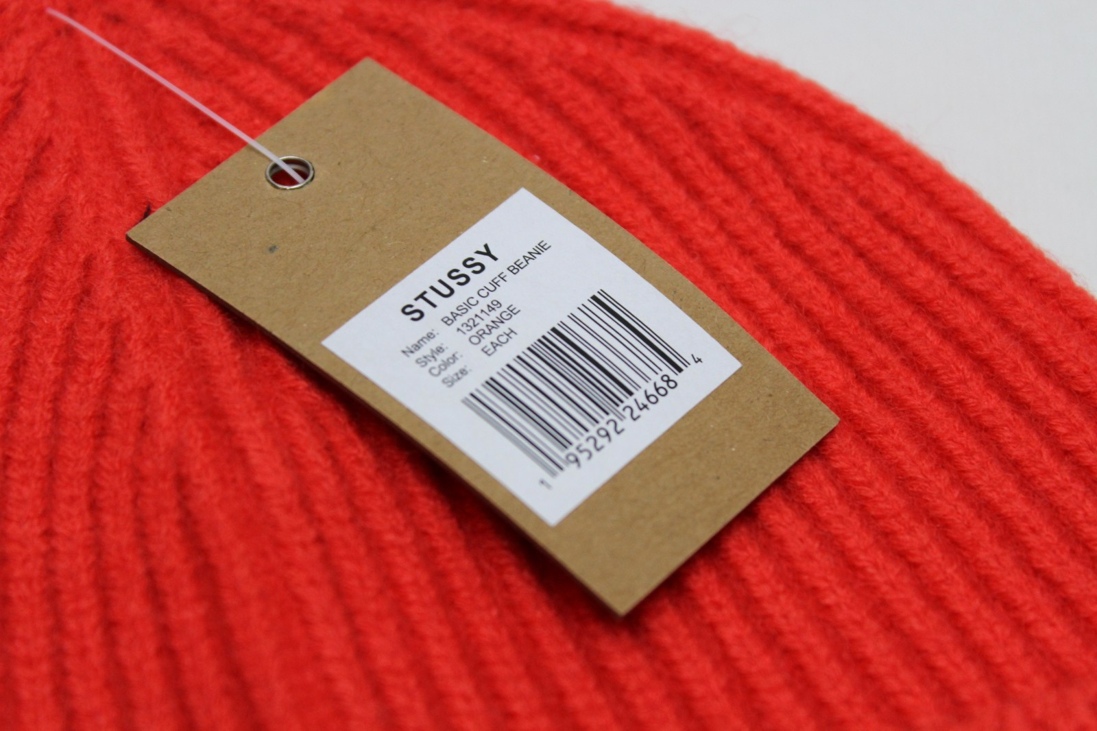 2024 STUSSY ~BASIC LOGO~ CUFF BEANIE head/gear/y2k/knit/logo/hunting/tour/intl gallery