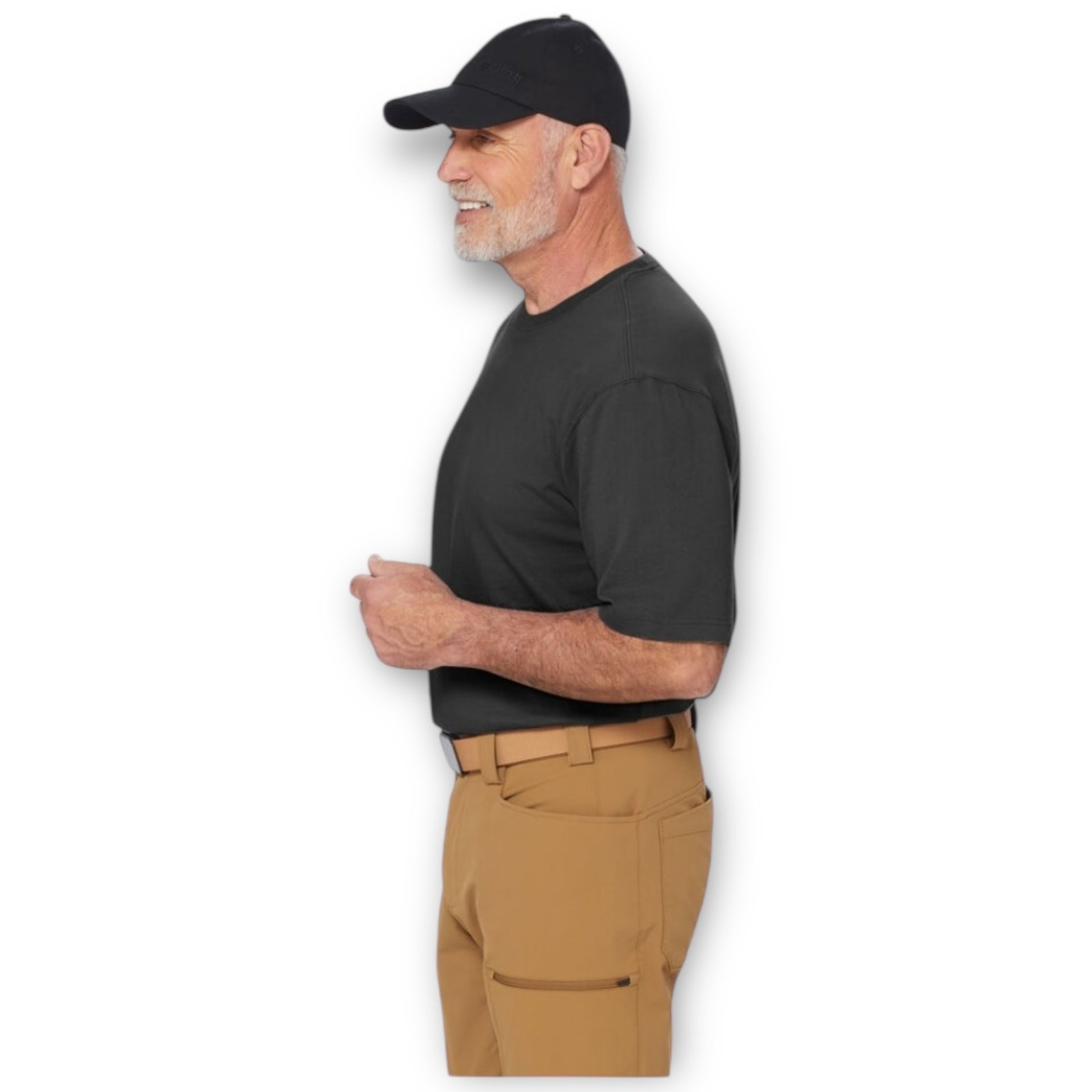 NWT Duluth Trading Men’s Longtail T Short Sleeve Tee Black gallery