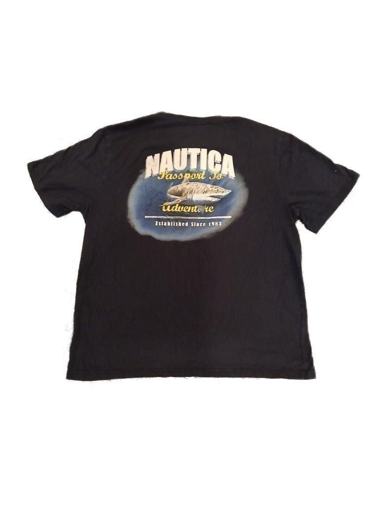 Nautica Mens Passport To Adventure Shark Graphic T-Shirt gallery