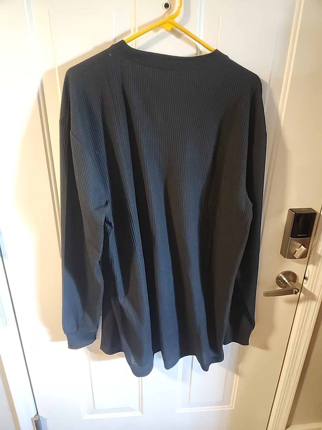Galaxy Men's Sz 3XL Long Sleeve Thermal Shirt Black Machine Washable Cold gallery