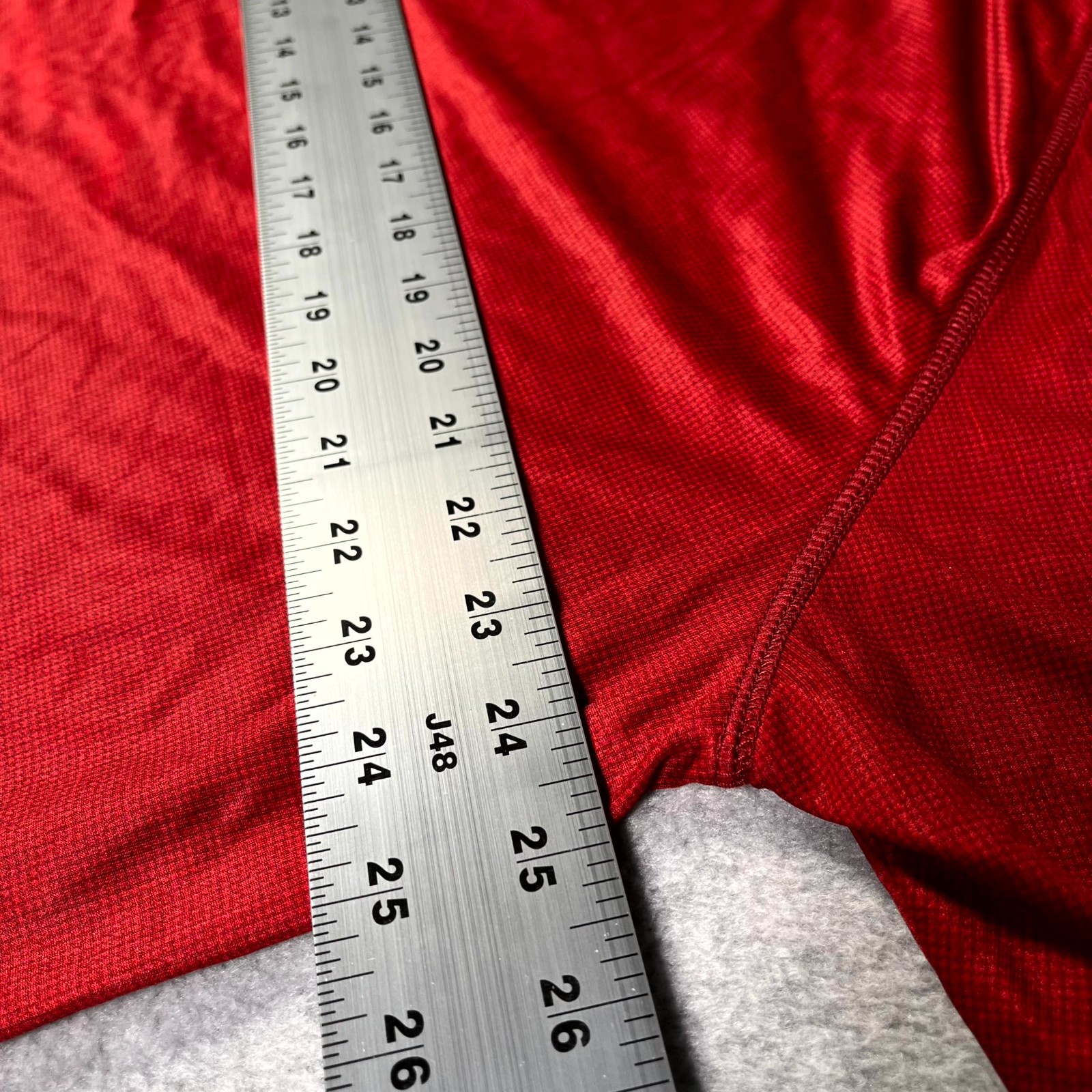 ZeroXposur Sun Protection T Shirt Mens 2XL Red Crew Neck UPF 50 Performance gallery