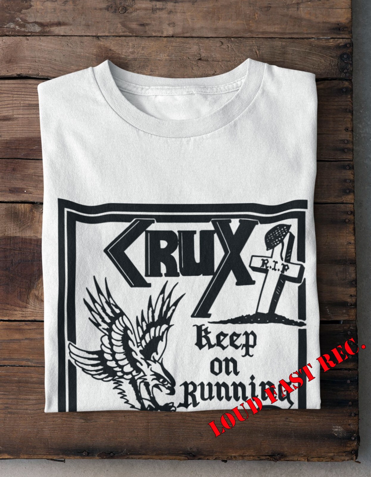 CRUX - KEEP ON RUNNING T SHIRT oi! skinhead punk abh the business last resort gallery