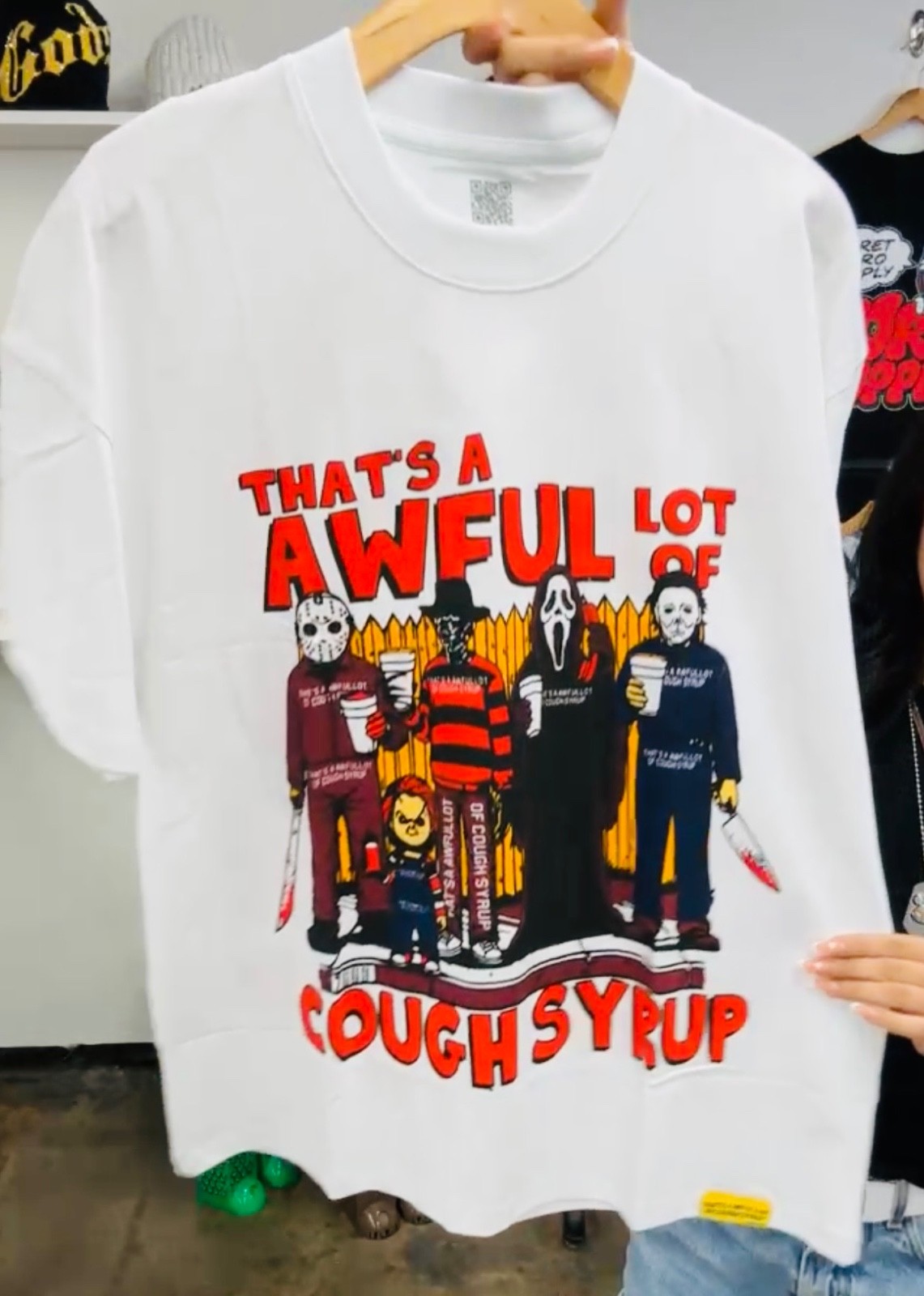 Awful lotta cough syrup t shirt size medium nwt