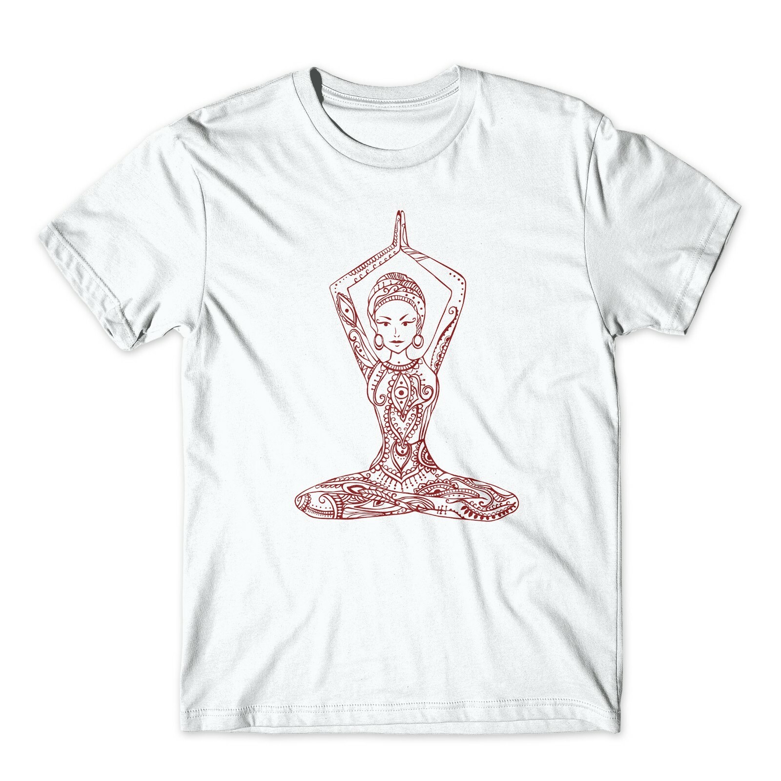 Yoga Pose T-Shirt 100% Soft Cotton Premium Tee Comfy!