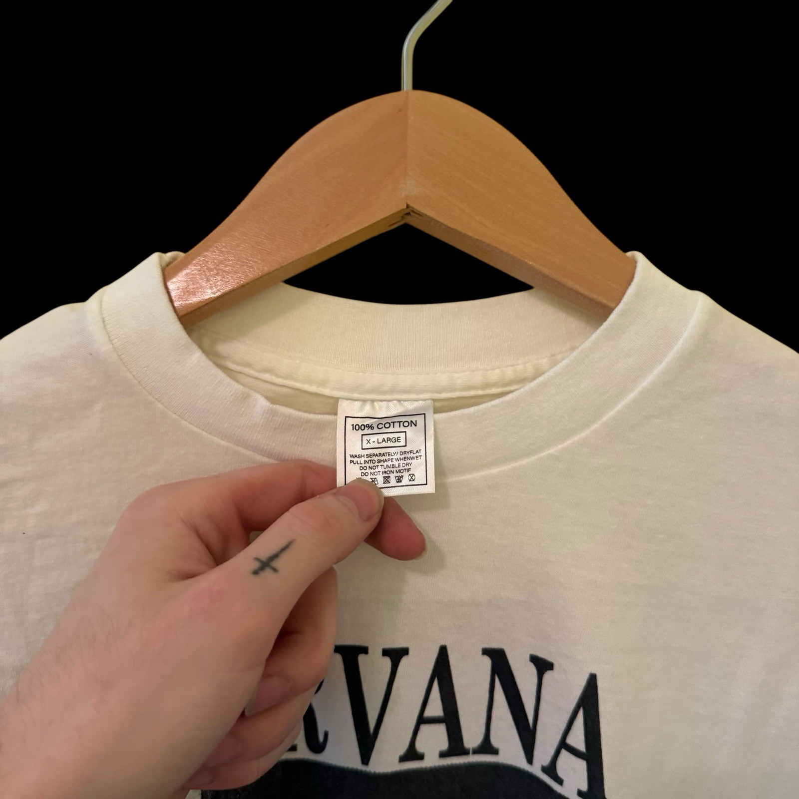 Nirvana BLEACH VTG Kurt Cobain Sub Pop Long Sleeve Grunge Band XL Shirt REPRINT gallery