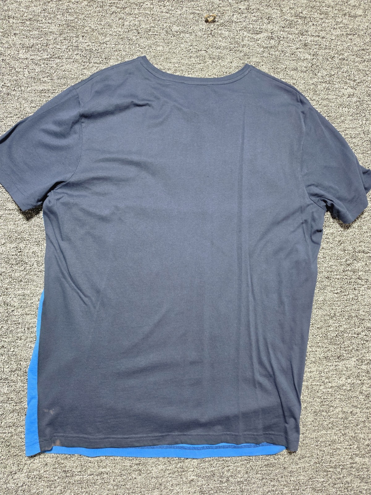 Iceberg Blue Navy Logo Graphic Men's Crew Neck Short Sleeve T-Shirt Size L gallery