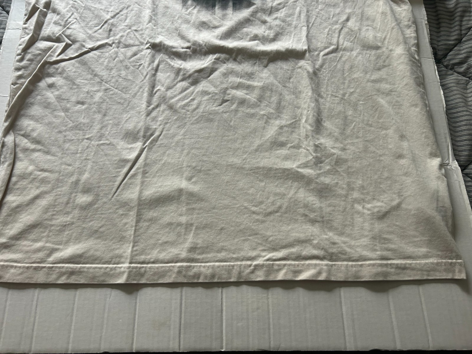 ADIDAS TREFOIL SIZE XL OFFWHITE OR CREAM SHORT SLEEVE T-SHIRT.SEE DESCRIPTION gallery