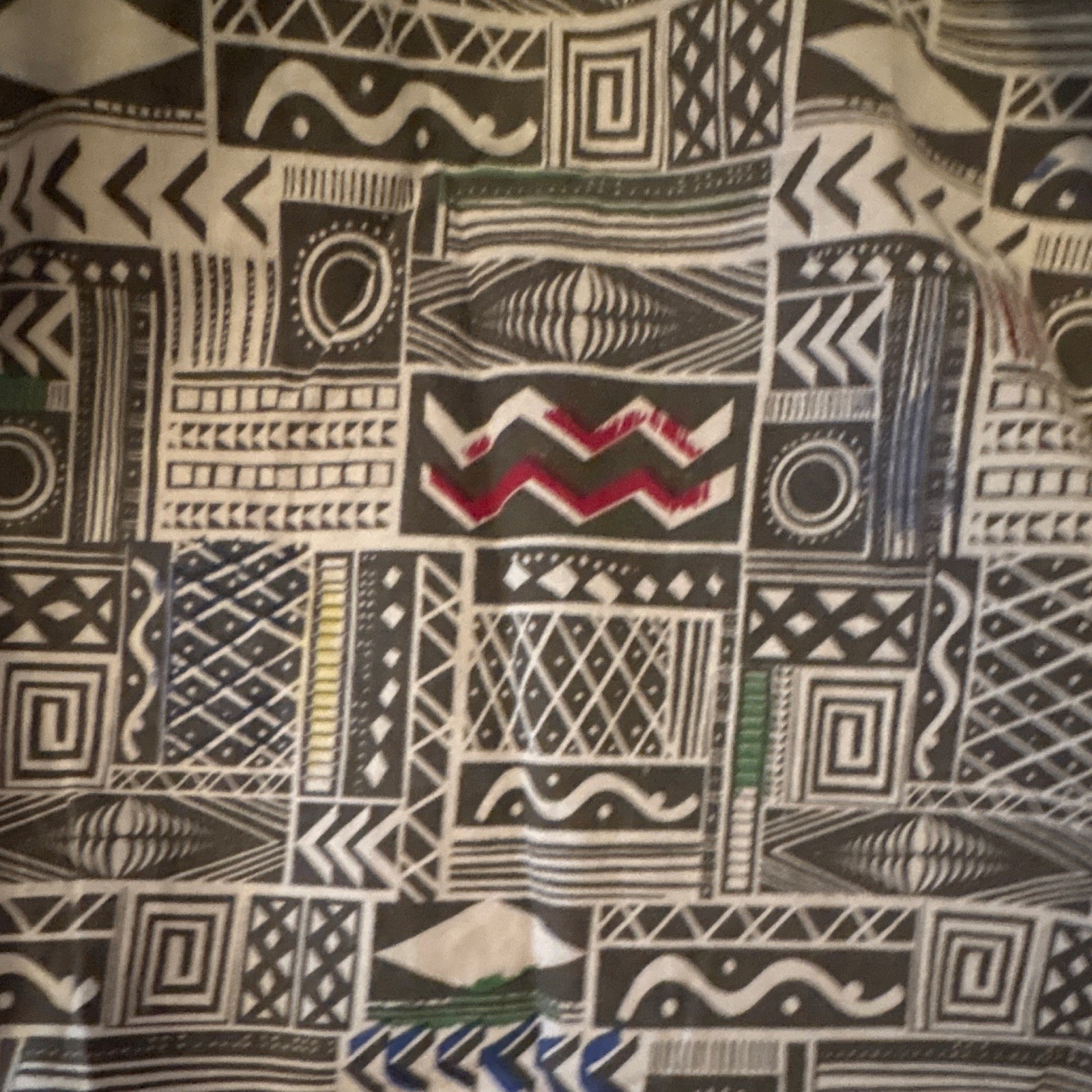 Large Men’s Vanguard Shirt With Retro/vintage Print gallery