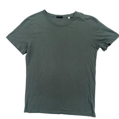 ATM Anthony Thomas Melillo Shirt Mens Small Green Crewneck Short Sleeve Cotton