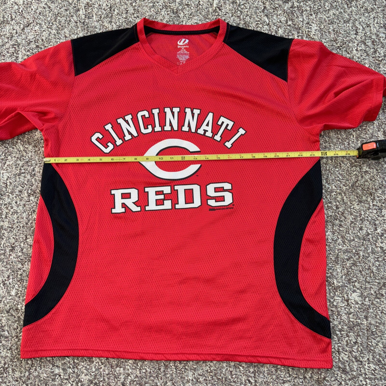 Vintage Dynasty Cincinnati Reds Baseball Mens Size XL 46-48 Shirt Red Tee Tshirt gallery
