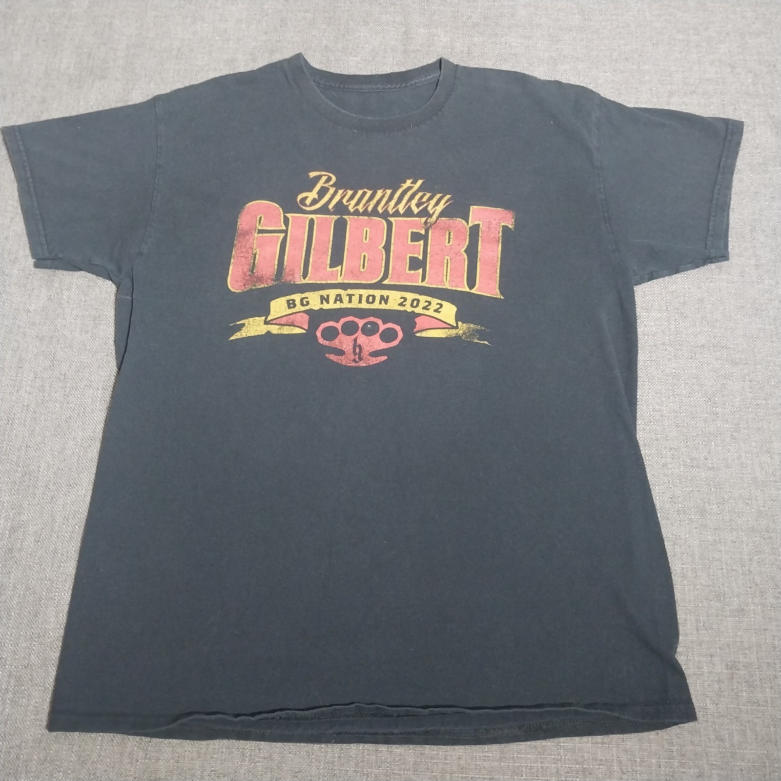 Brantley Gilbert BG Nation 2022 T Shirt Men's Large Black gallery