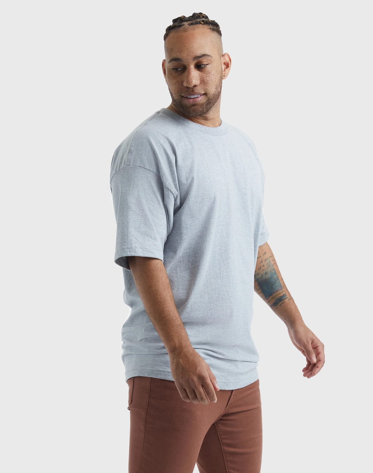 Hanes Men's Big & Tall T-Shirt Tee Beefy-T Crewneck Short Sleeve Cotton LT-4XLT gallery