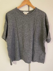 COMME des GARÇONS Gray S Wool Blend T-Shirt Stylish Used