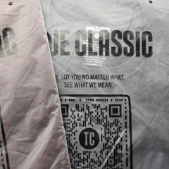2x True Classic Curved Hem Crew Neck T Shirt Short Sleeve Carbon/Carob Size L