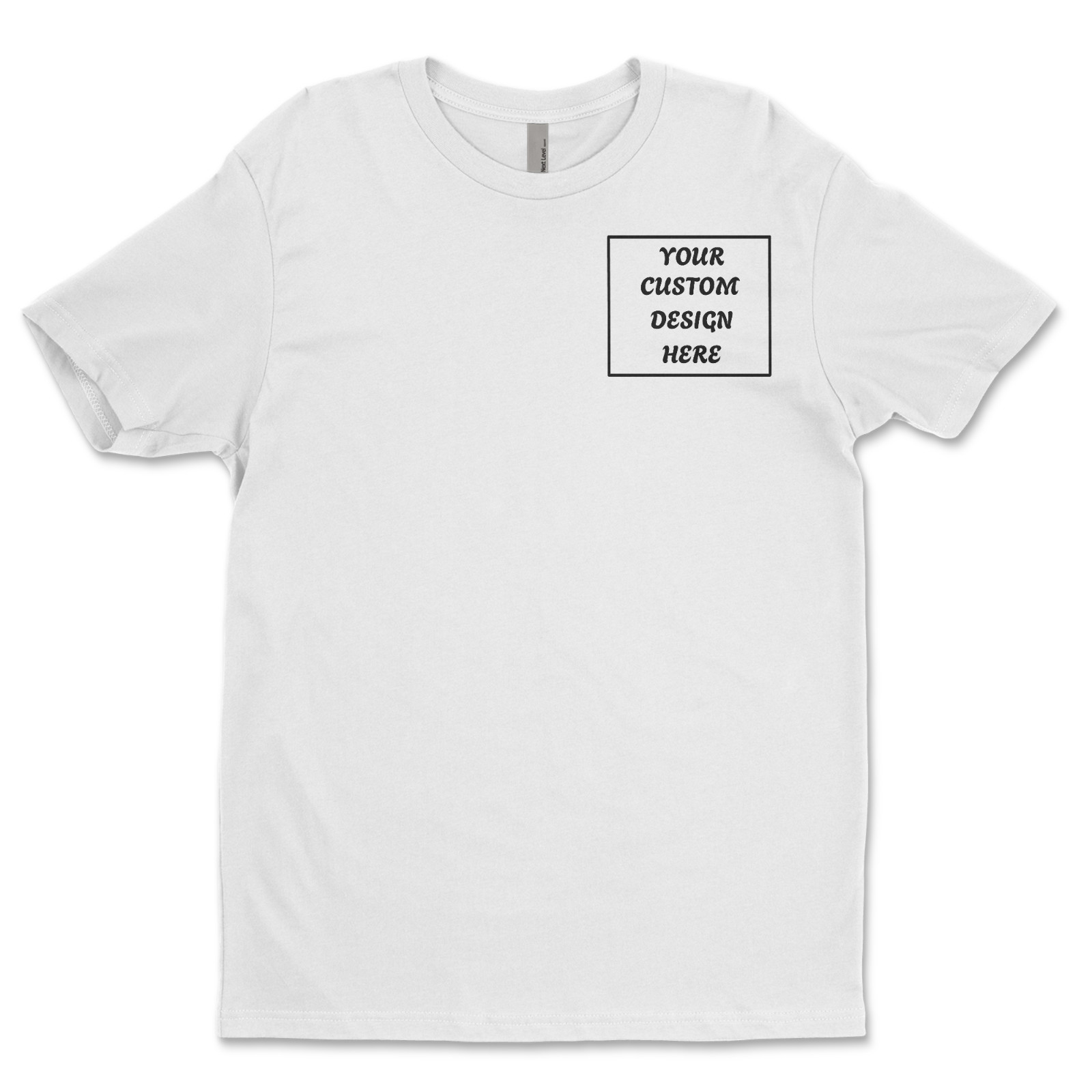 Personalized Custom T-ShirtCustomized w/Photo, Text, Logo DTF on nextlevel shirt gallery