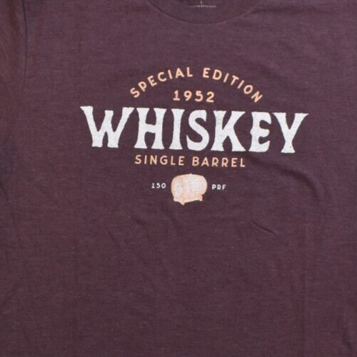 Sonoma Mens Special Edition 1952 Single Barrel Whiskey Plum Heather Shirt New XL gallery