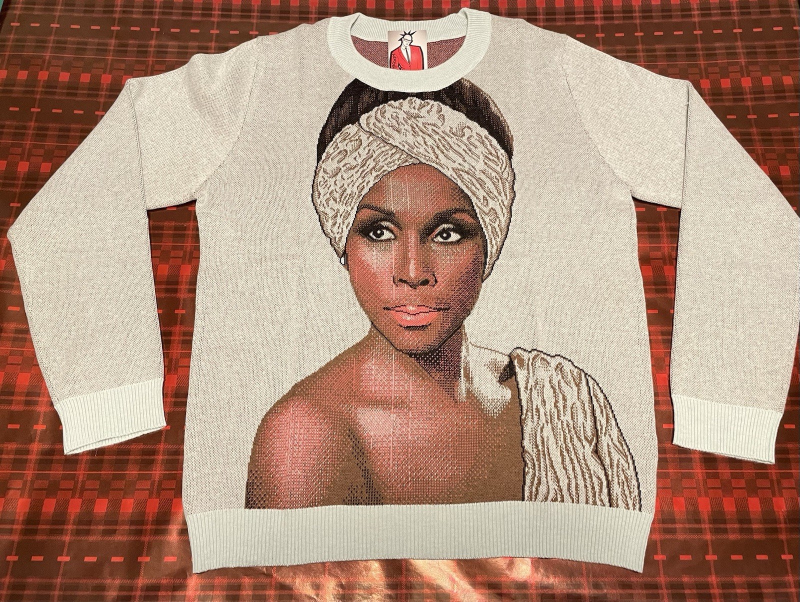 Dominique Deveraux Dynasty Turban Sweater Cotton / Poly Blend Diahann Carroll gallery