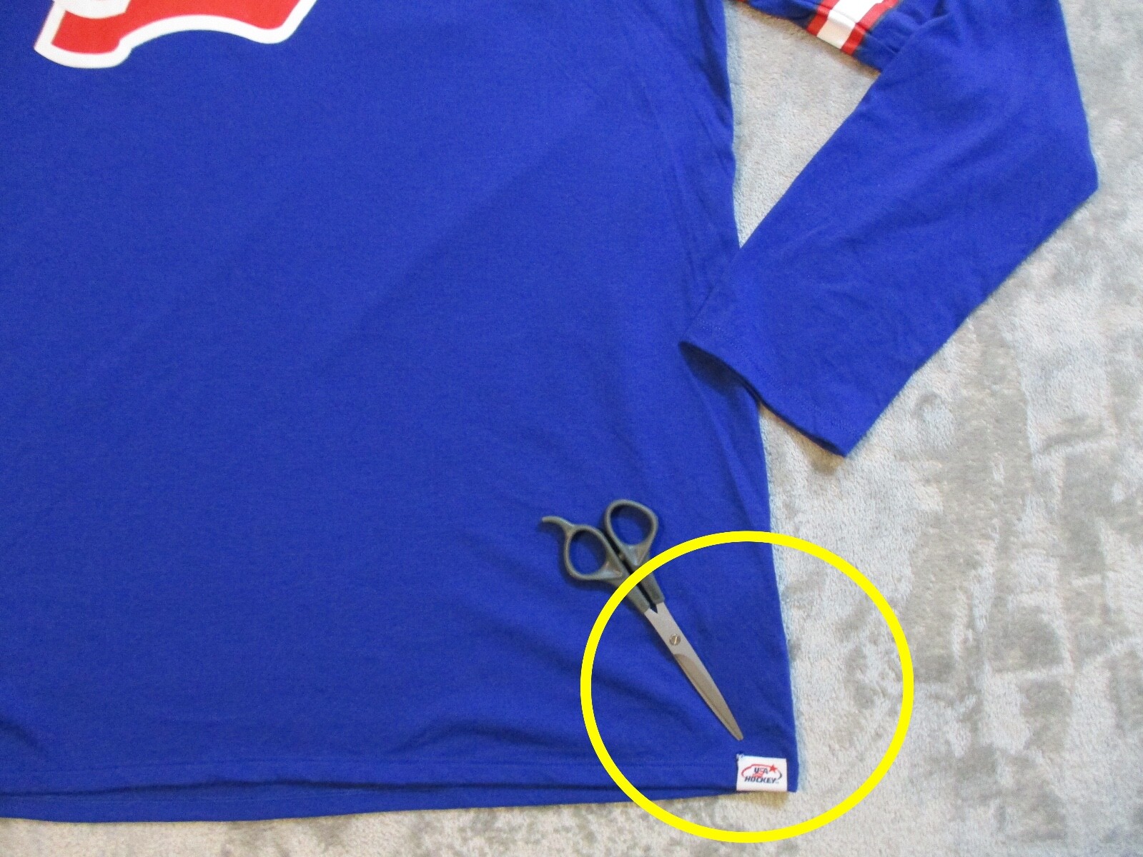 Nike Team USA Shirt Mens XL Blue White Red Flag Olympic Long Sleeve Dri Fit 0680 gallery