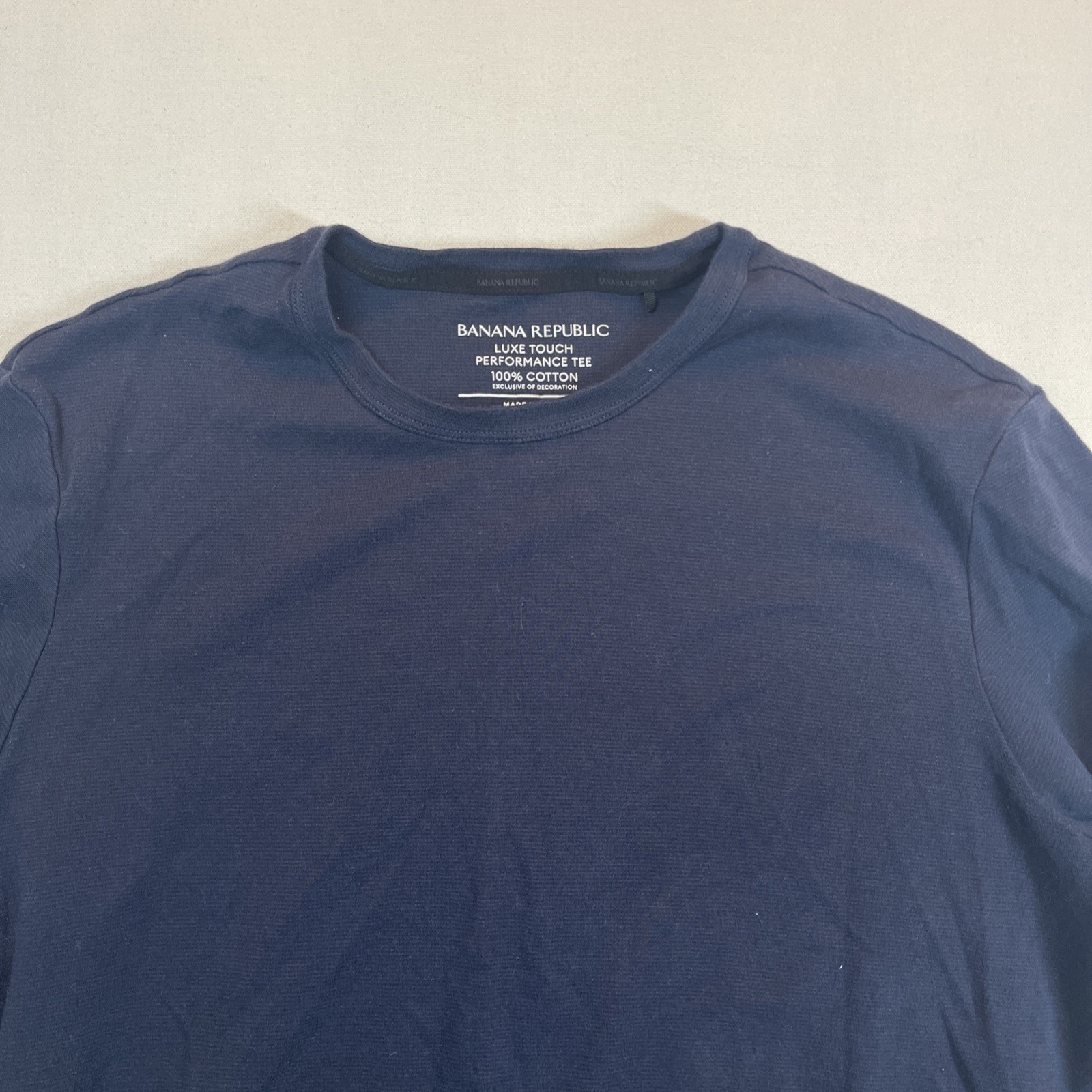 Banana Republic Authentic Tee Supima Cotton Navy Blue Men's Medium T-Shirt gallery