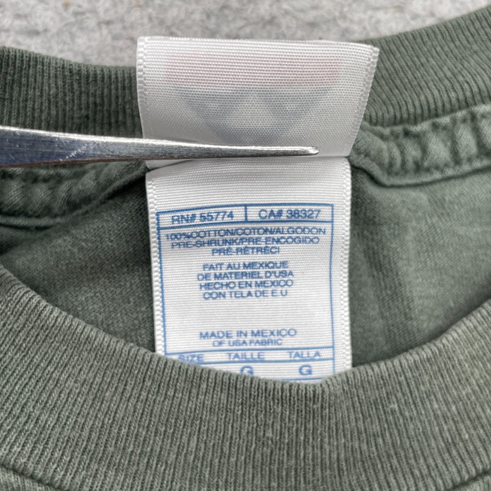 Vintage Hockey T-Shirt Mens Large Army Green Winter Game Sportswear NHL Training gallery
