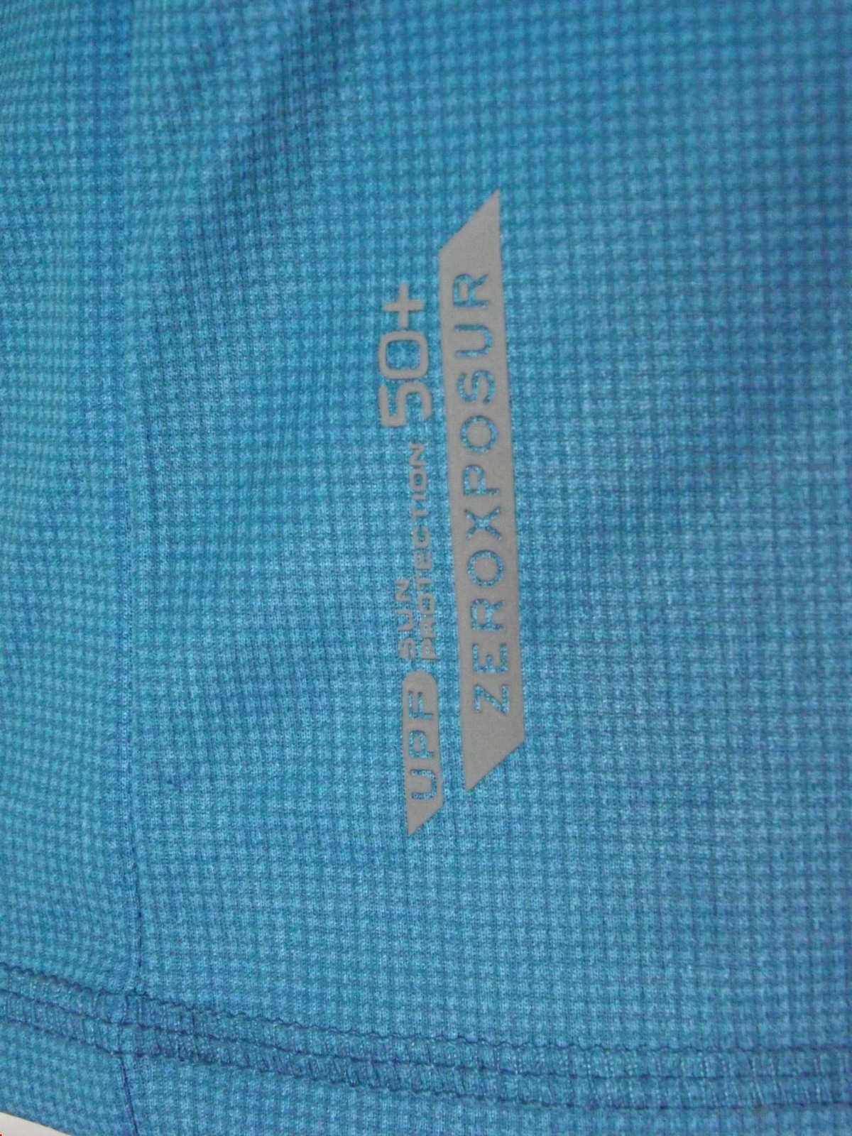 Zeroxposur shirt Men's medium blue short-sleeve NEW with flaw gallery