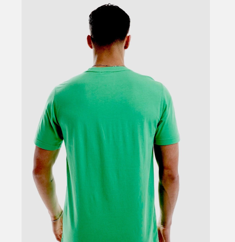 Nike Men's Size L Essentials Sportswear Club Tee T Shirt Stadium Green gallery