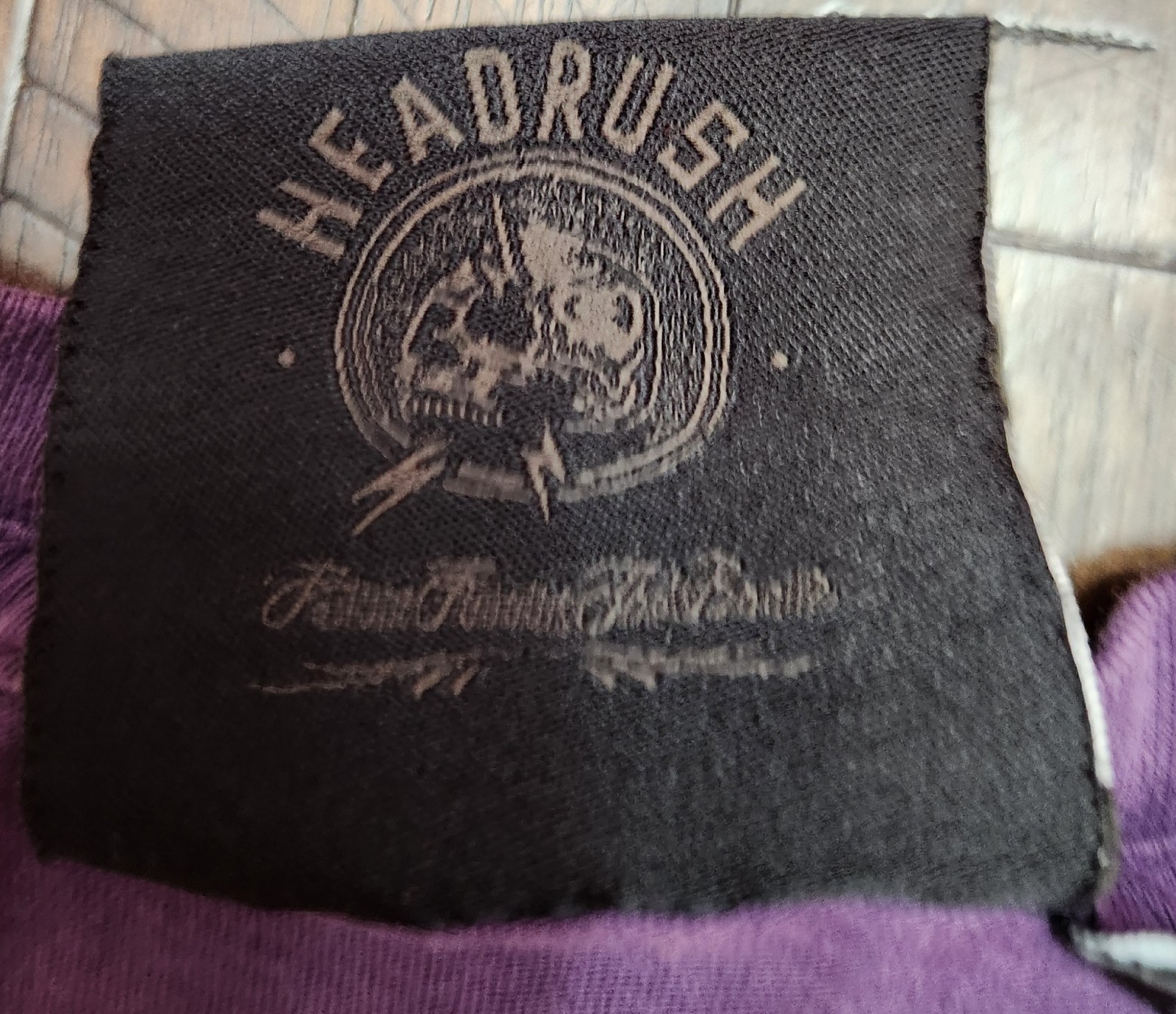 Headrush Fortune Favors The Brave Shirt Mens XL Purple gallery