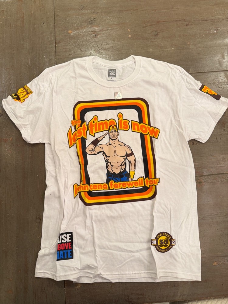WWE AUTHENTIC John Cena Farewell Tour 2025 San Diego WarGames Size L