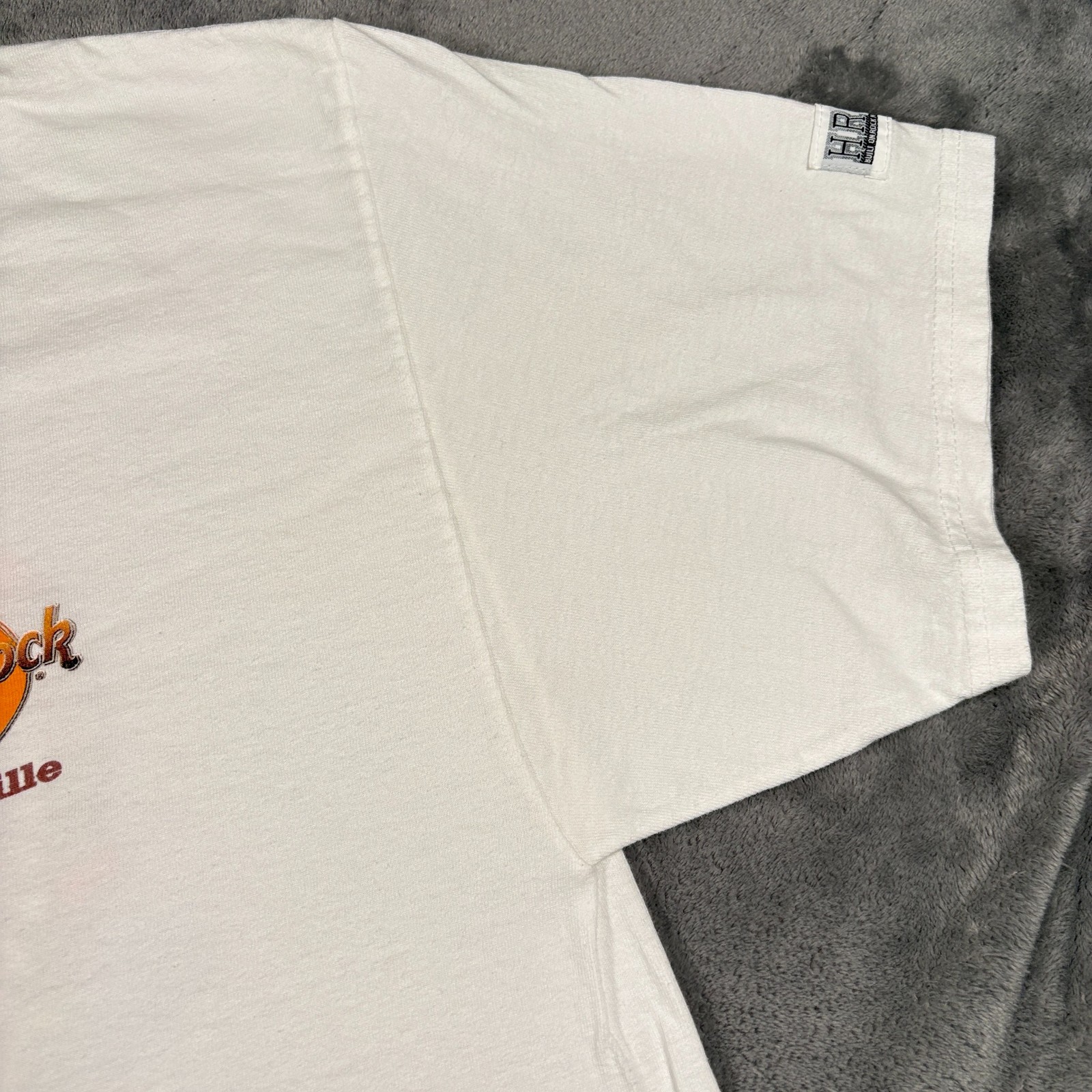 Vintage 90s Hard Rock Cafe Nashville T-Shirt Mens XL White Guitar Graphic Casual gallery
