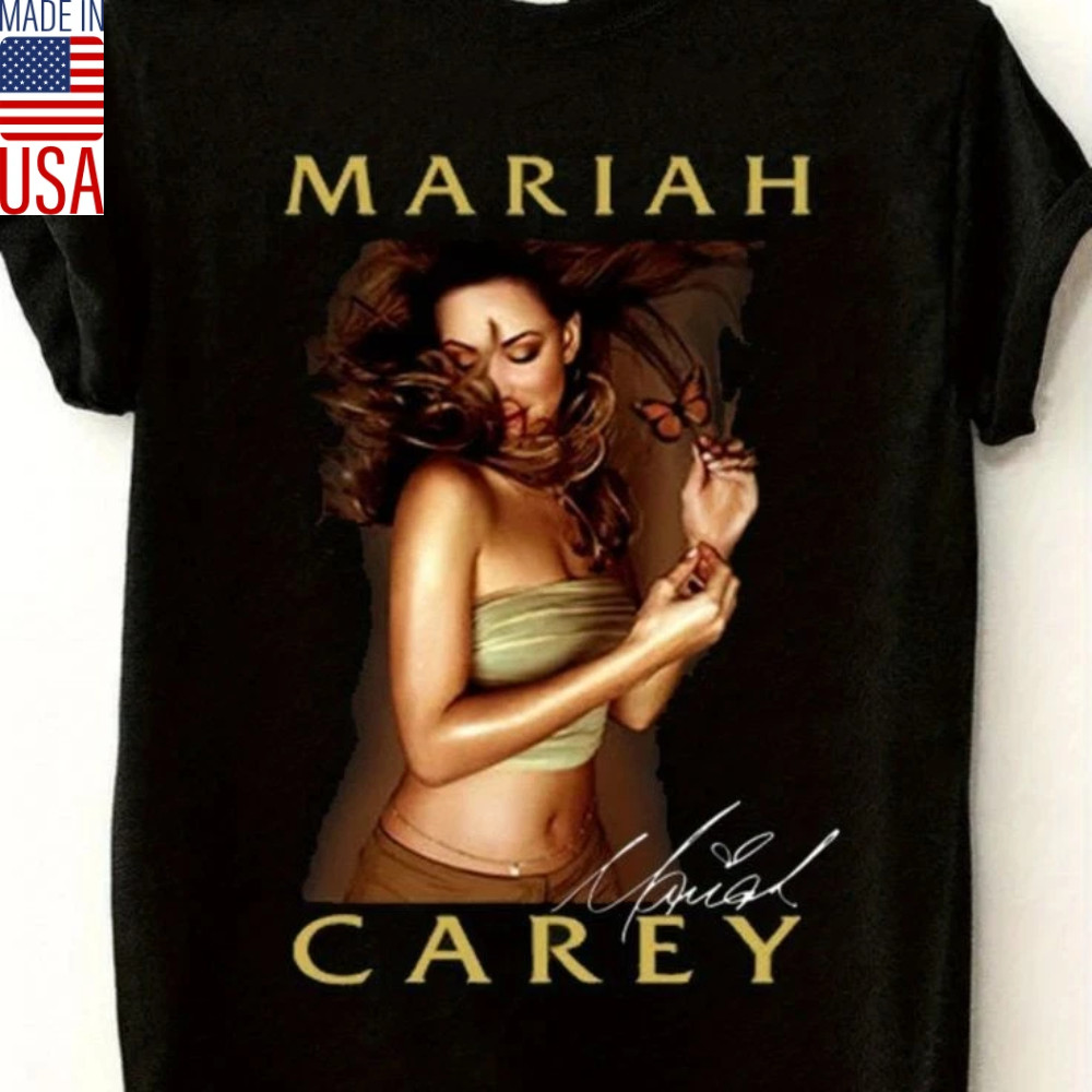 American Mariah Carey Pattern Cotton T-shirt Summer, Christmas Gift Shirt gallery