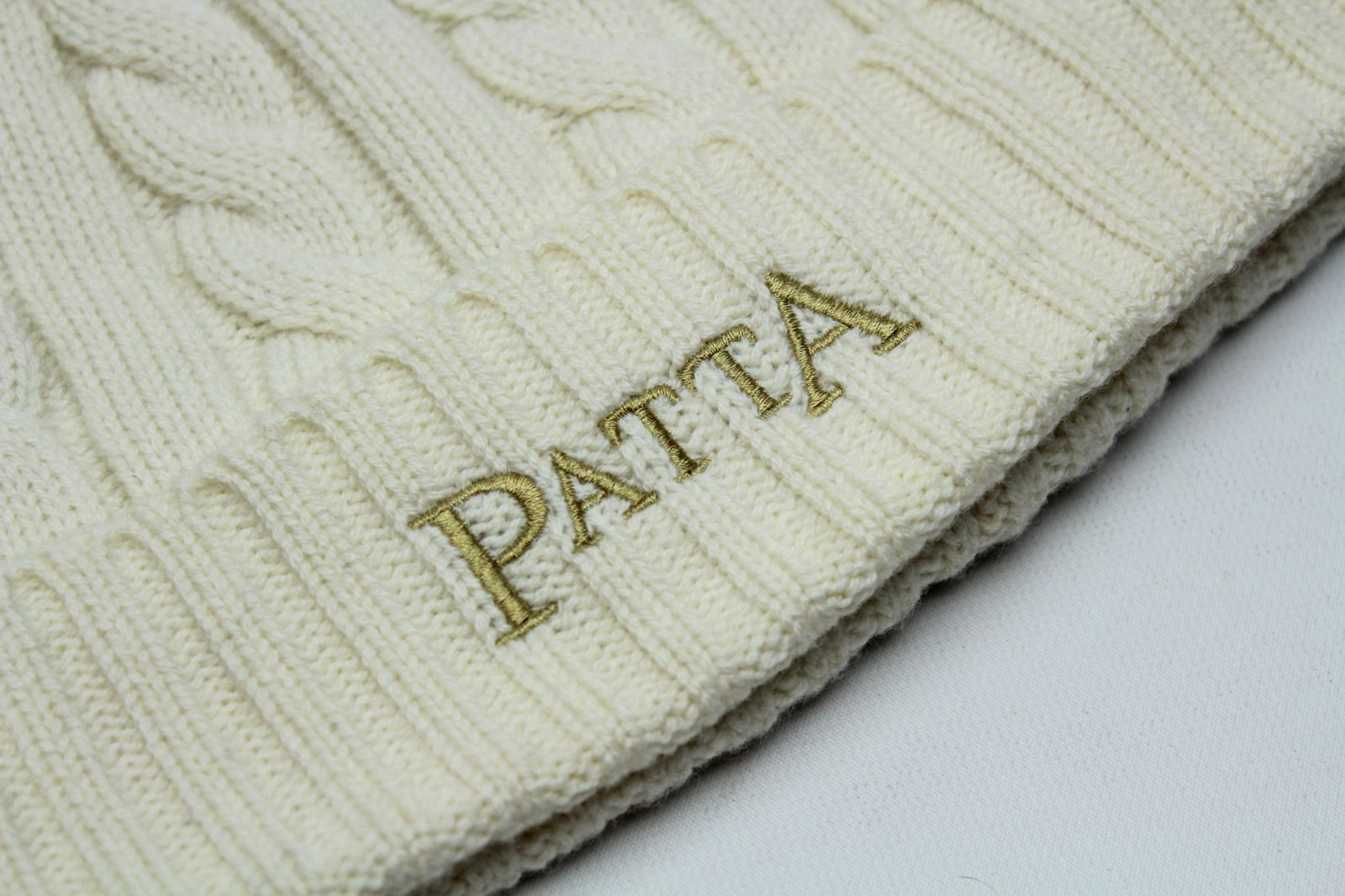 2022 PATTA ~CABLE KNITTED~ WOOL CUFF BEANIE fisherman/skully/wip/watch/cap/parra gallery